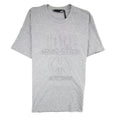 Love Moschino Embossed Peace Logo T-shirt Grey
