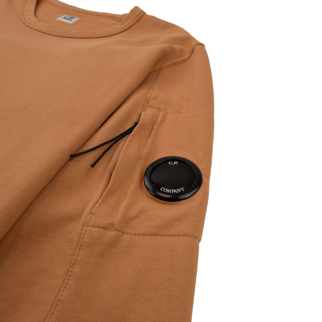CP Company Arm Lens Crewneck Sweatshirt Orange 435
