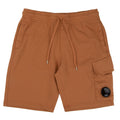 CP Company Lens Sweat Shorts Orange 435