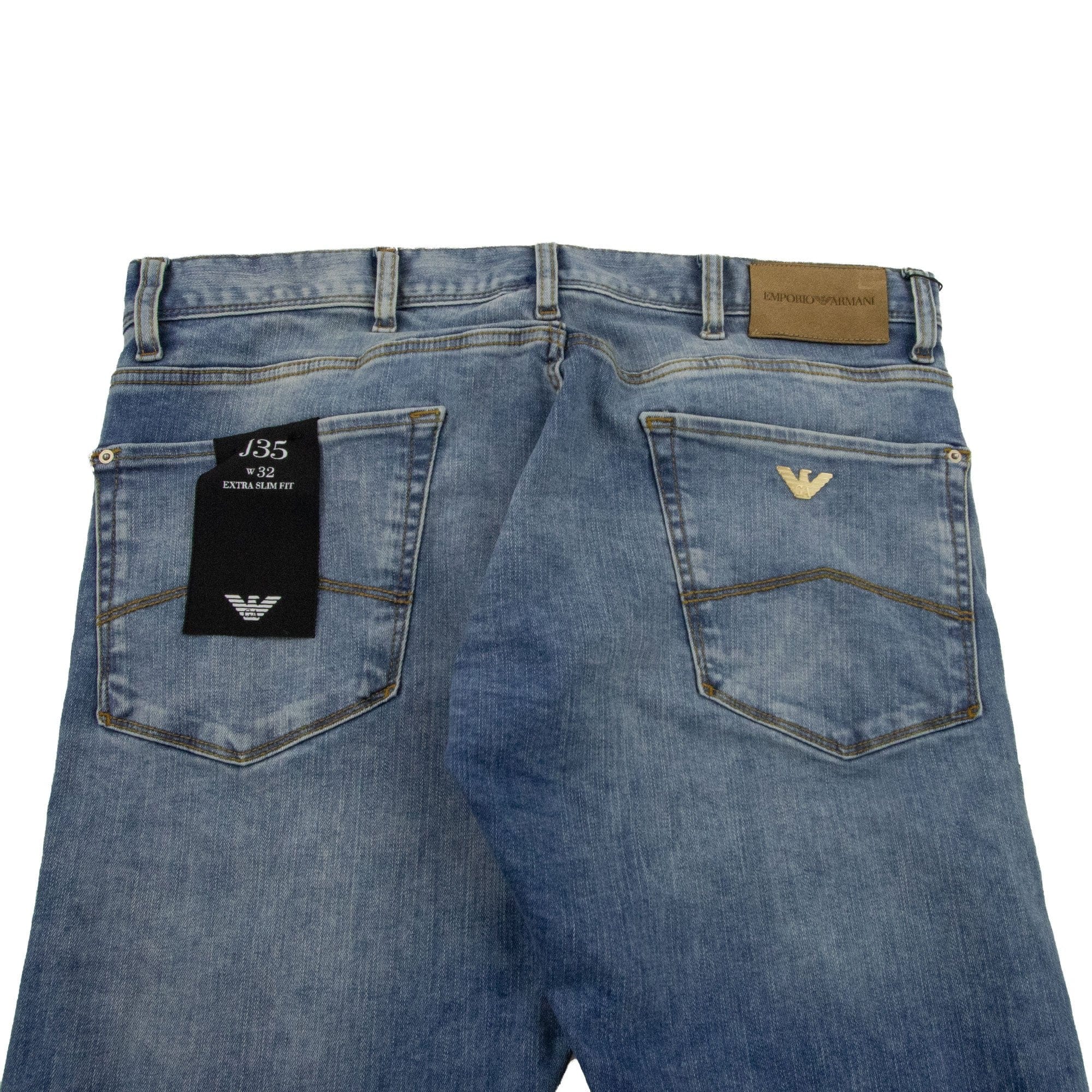 Armani Jeans J35 Extra Slim 5 Pocket Jeans Denim Blue 0941