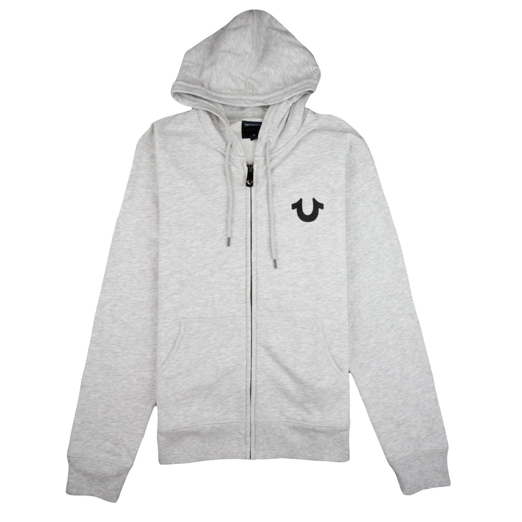 True Religion Crafted With Pride Hoodie Light Grey