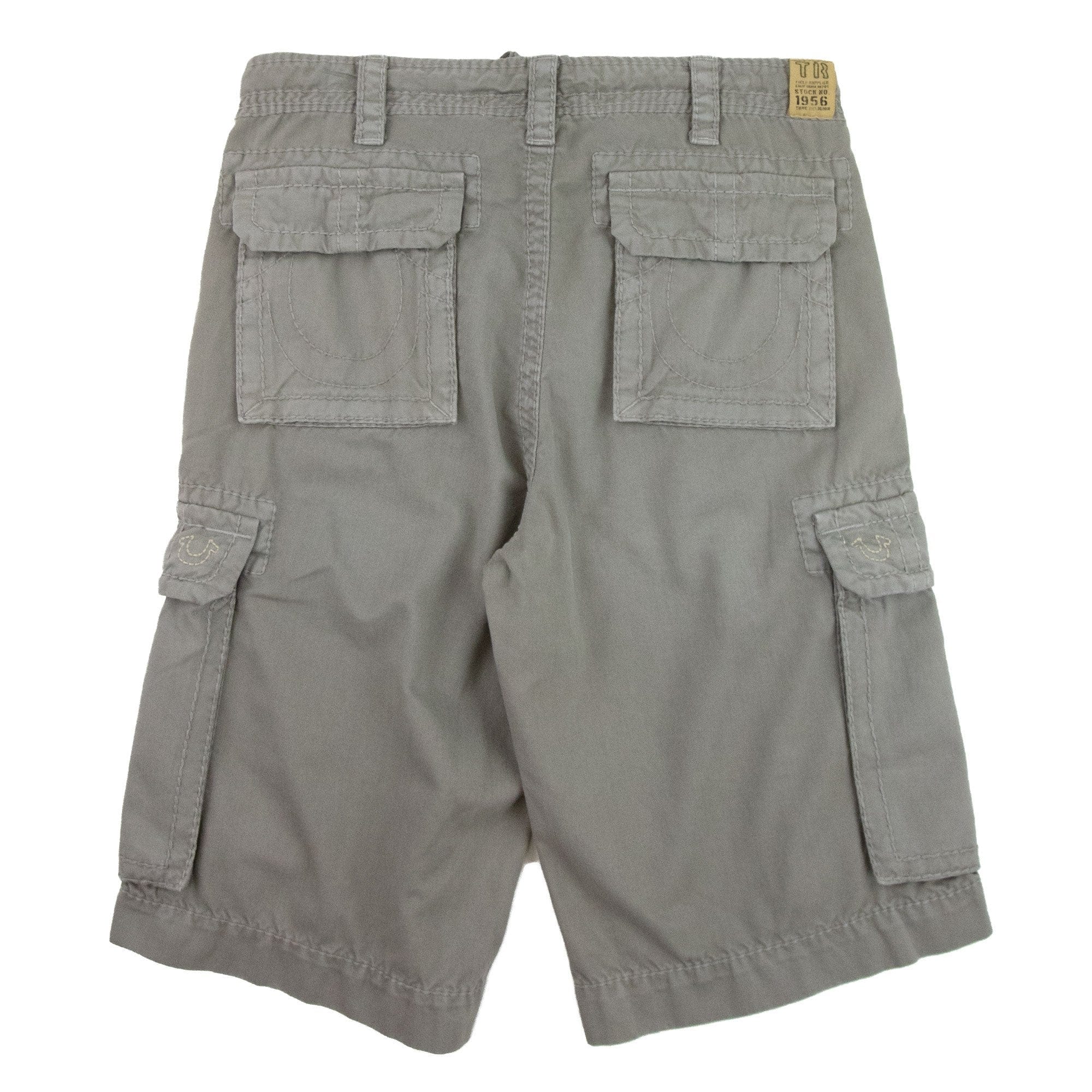 True Religion Isaac Cargo Shorts Grey