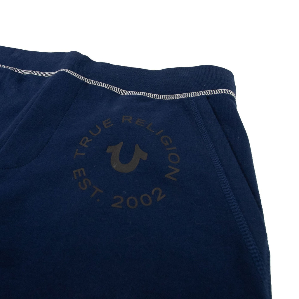 True Religion Wide Leg Pocket Logo Sweatpant Midnight