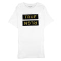 True Religion Metallic Flock Box Logo T-shirt White