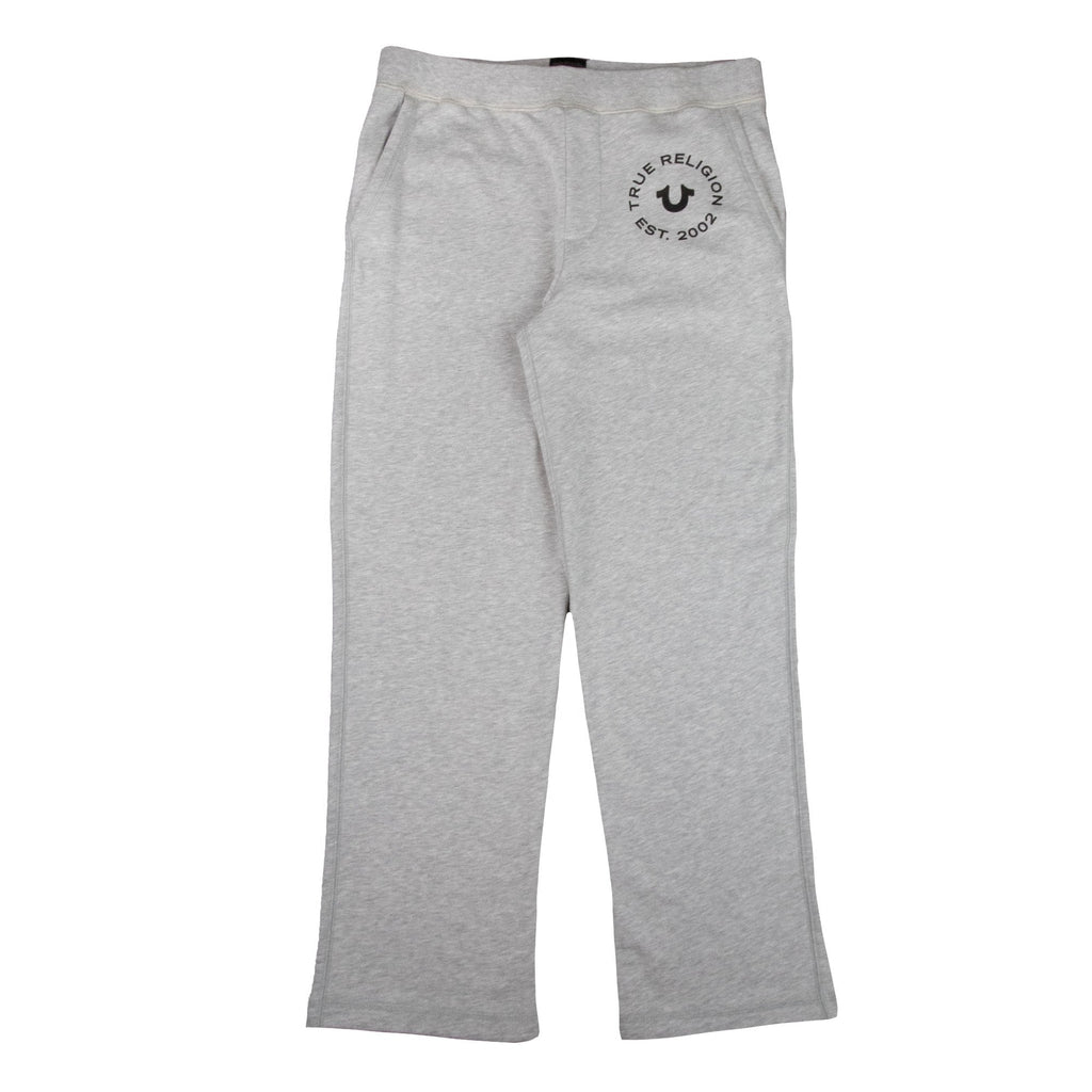 True Religion Wide Leg Pocket Logo Sweatpant Grey