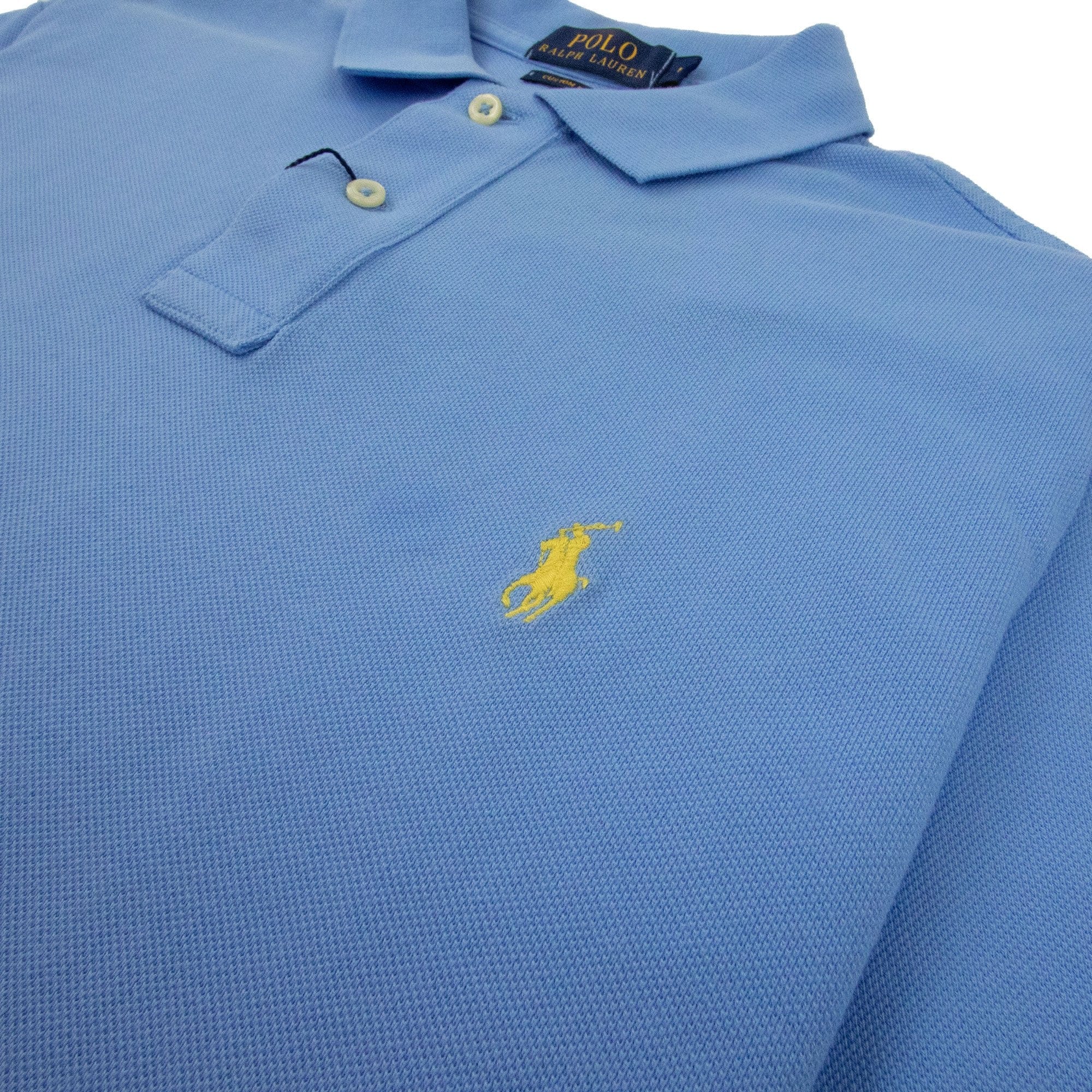 Polo Ralph Lauren Custom Fit Short Sleeve Polo Shirt Chatham Blue