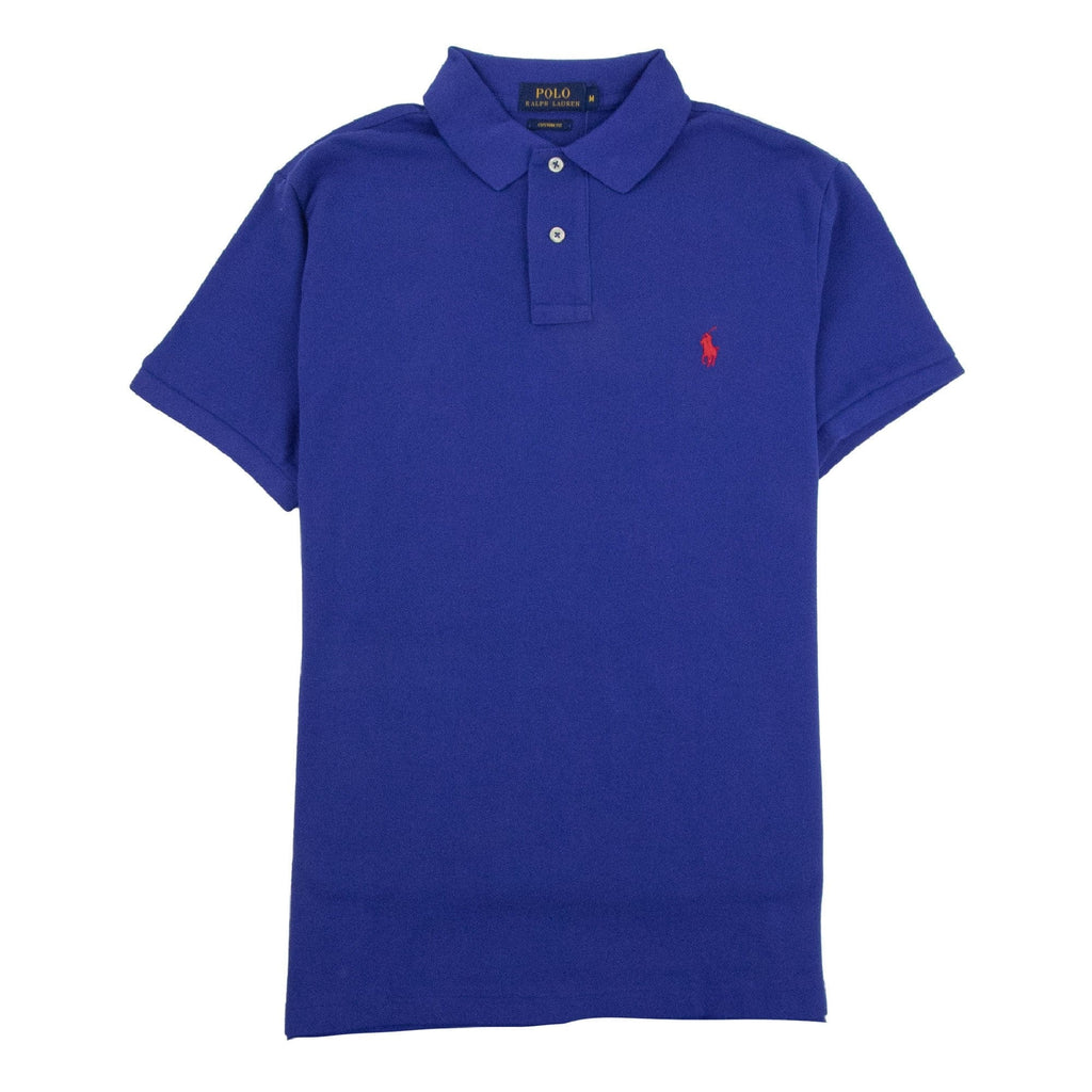 Polo Ralph Lauren Custom Fit Short Sleeve Polo Graphic Royal