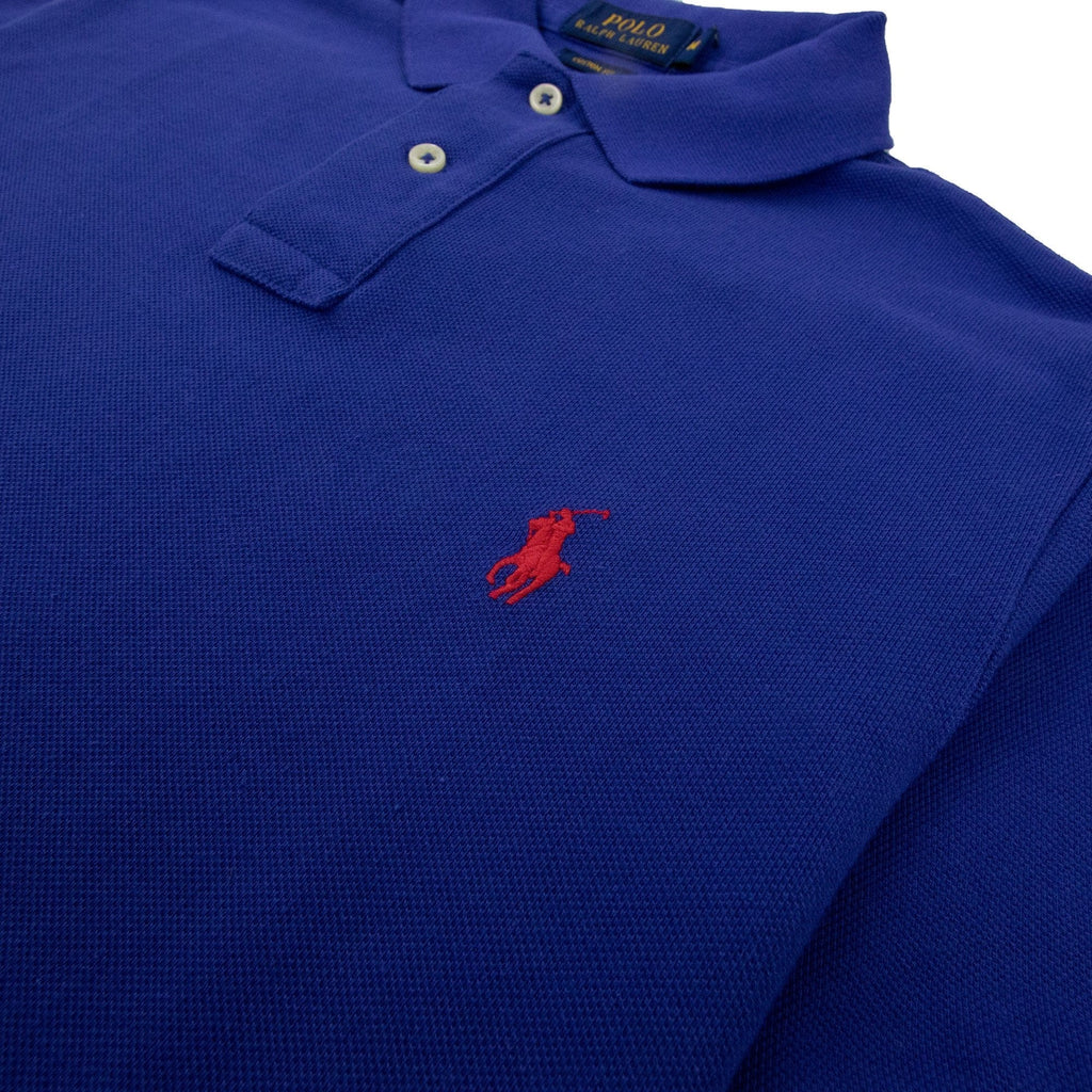 Polo Ralph Lauren Custom Fit Short Sleeve Polo Graphic Royal