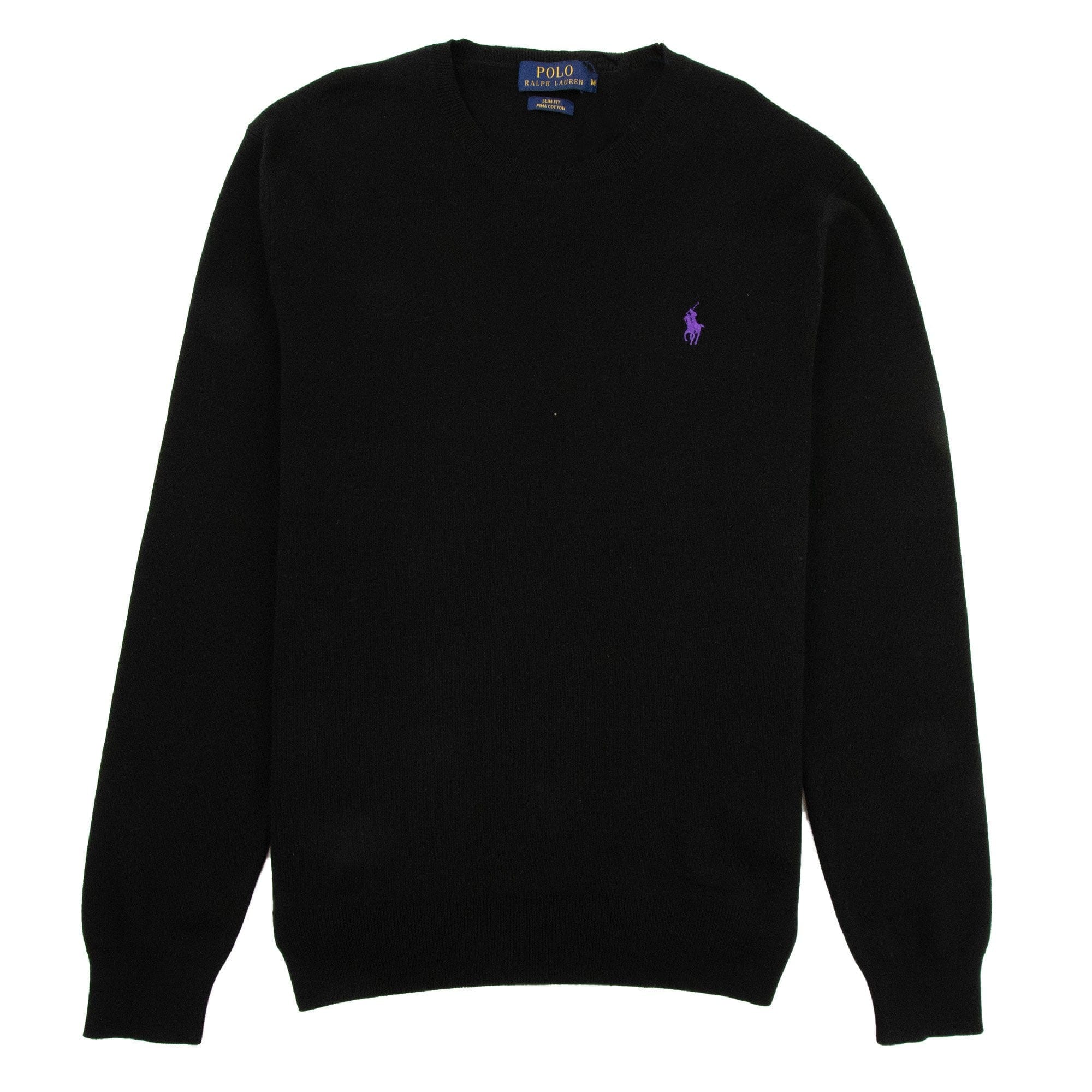 Polo Ralph Lauren Slim Fit Pima Cotton Sweat Black