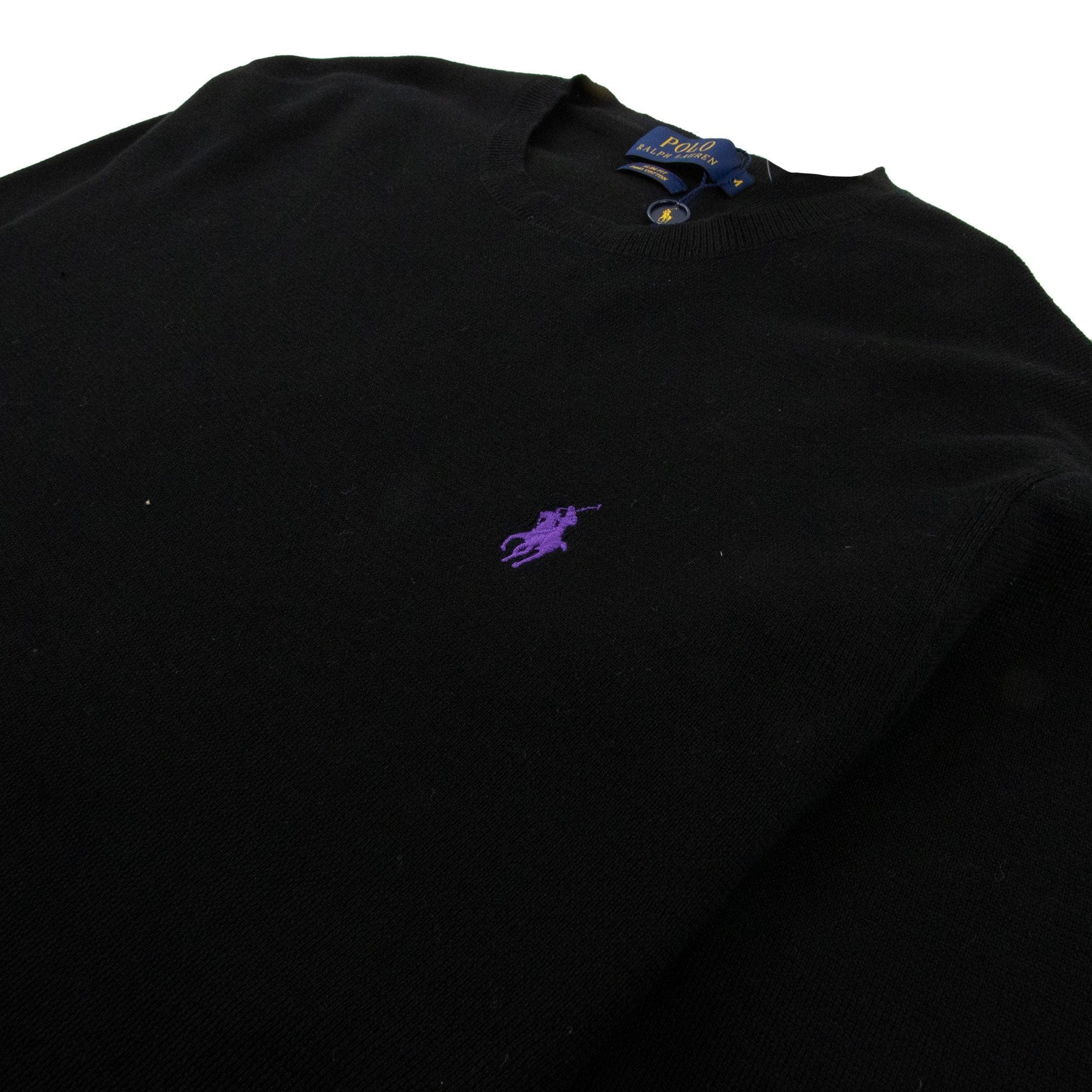 Polo Ralph Lauren Slim Fit Pima Cotton Sweat Black