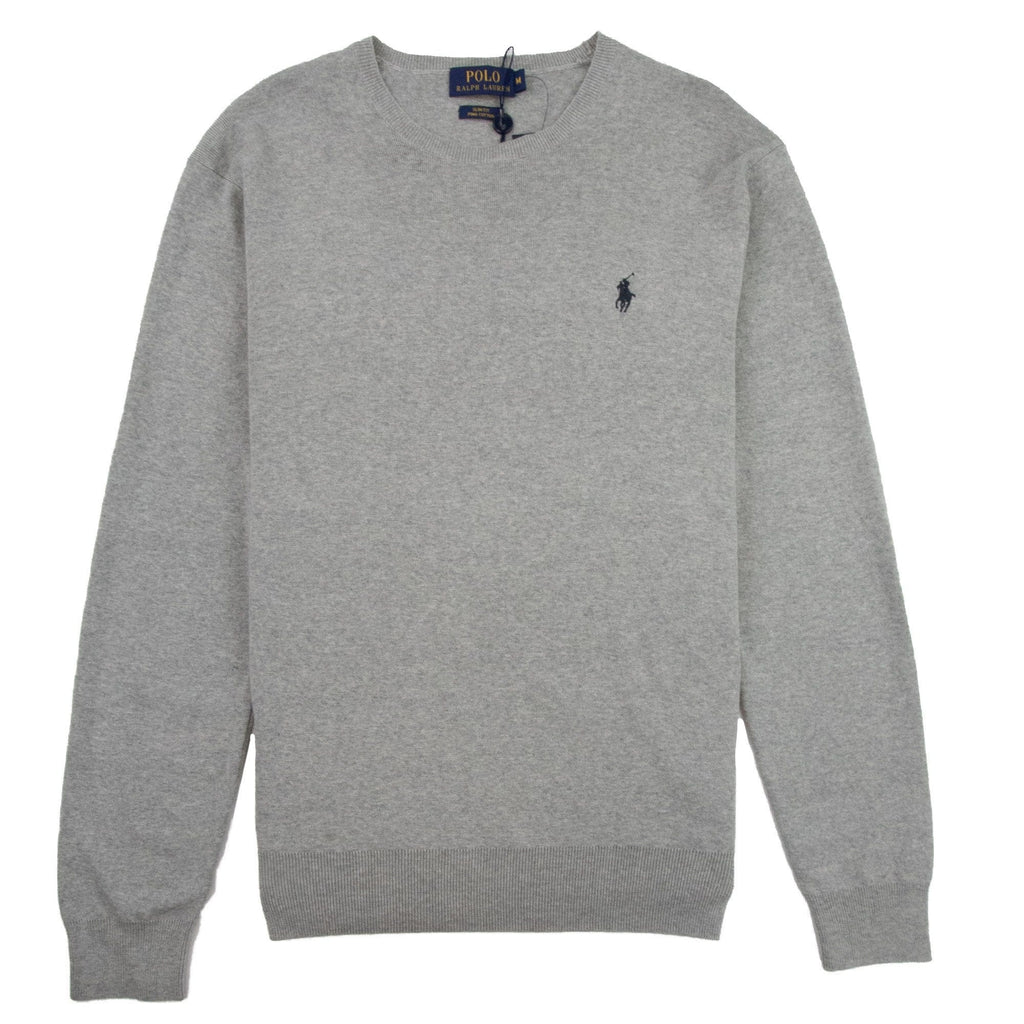 Polo Ralph Lauren Slim Fit Pima Cotton Sweat Grey