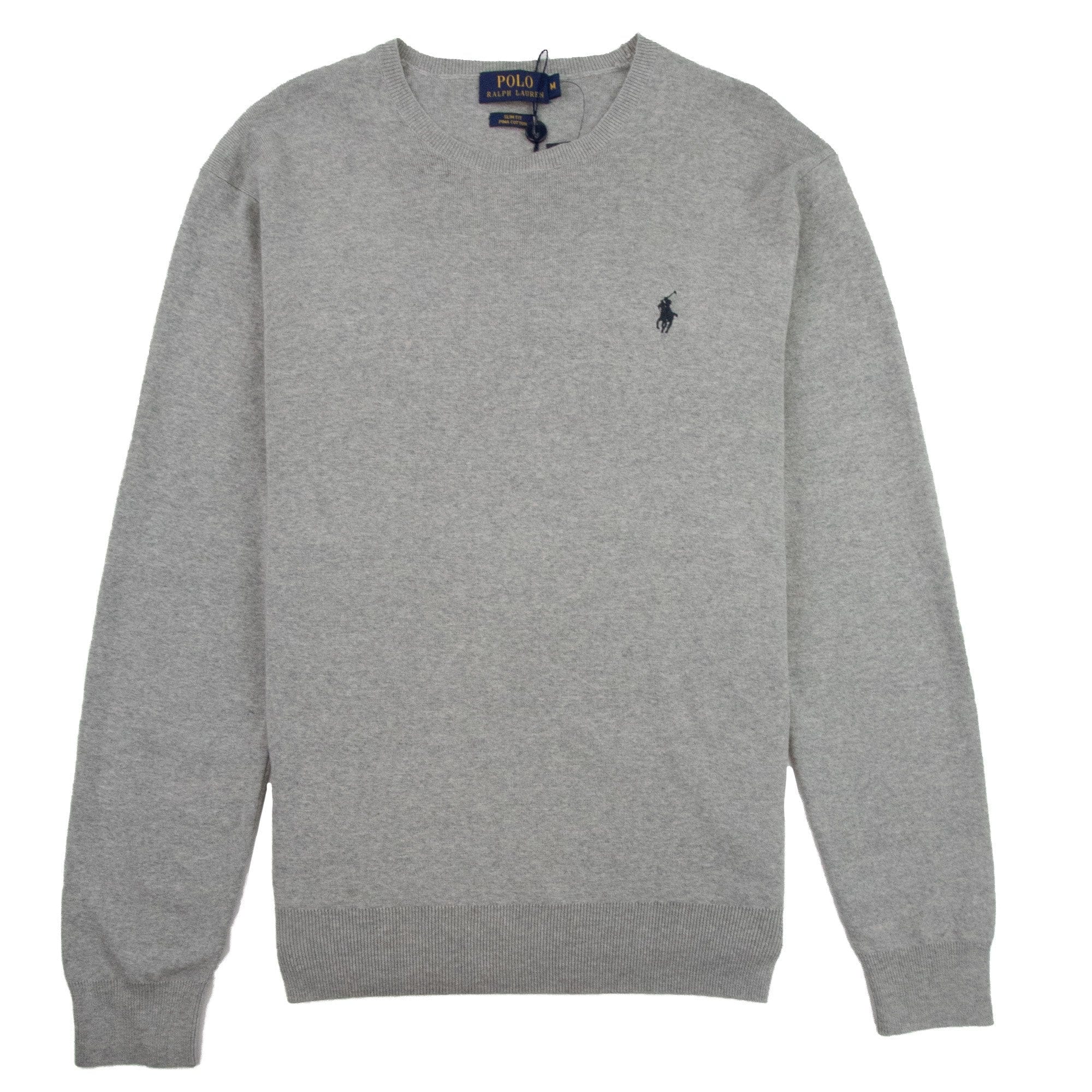 Polo Ralph Lauren Slim Fit Pima Cotton Sweat Grey