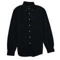 Polo Ralph Lauren Slim Fit Washed Long Sleeve Shirt Black