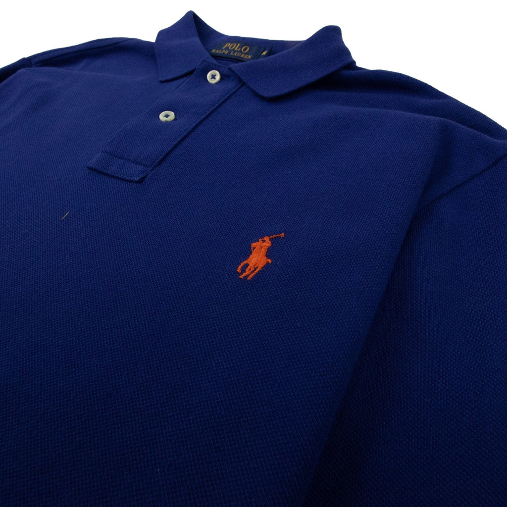 Polo Ralph Lauren Slim Fit Long Sleeve Polo Shirt Elec Blue