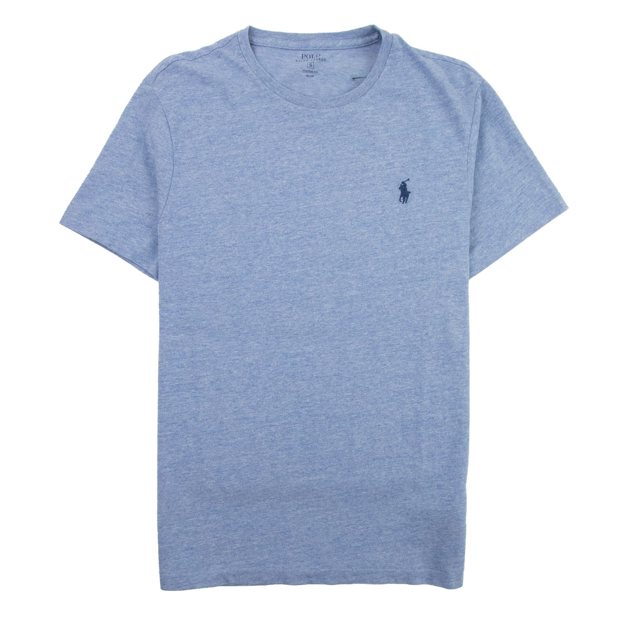Polo Ralph Lauren Custom Fit Crew Short Sleeve Tshirt Sky Blue