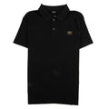Paul And Shark Short Sleeve Badge Logo Polo Shirt Black