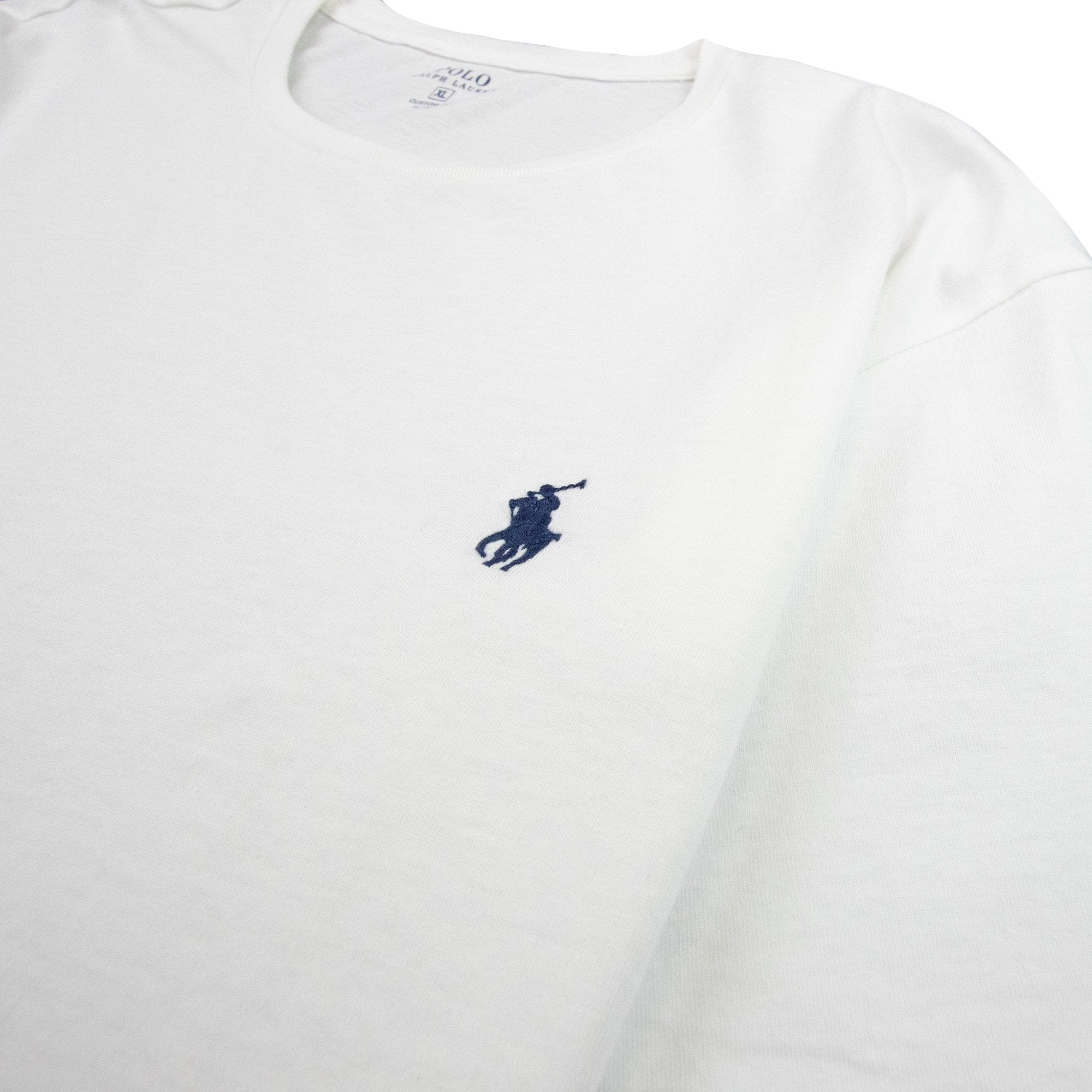 Polo Ralph Lauren Custom Fit Short Sleeve Crew T-Shirt White