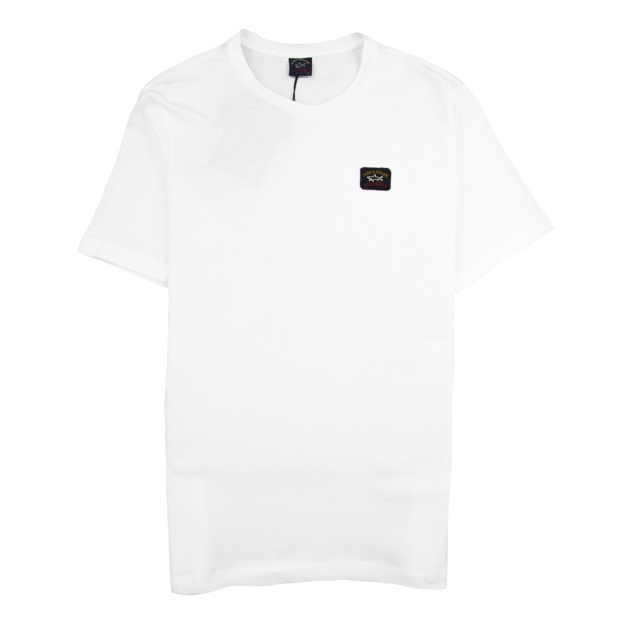 Paul And Shark Crew Neck Logo T-shirt White