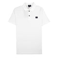 Paul And Shark Short Sleeve Badge Logo Polo Shirt White