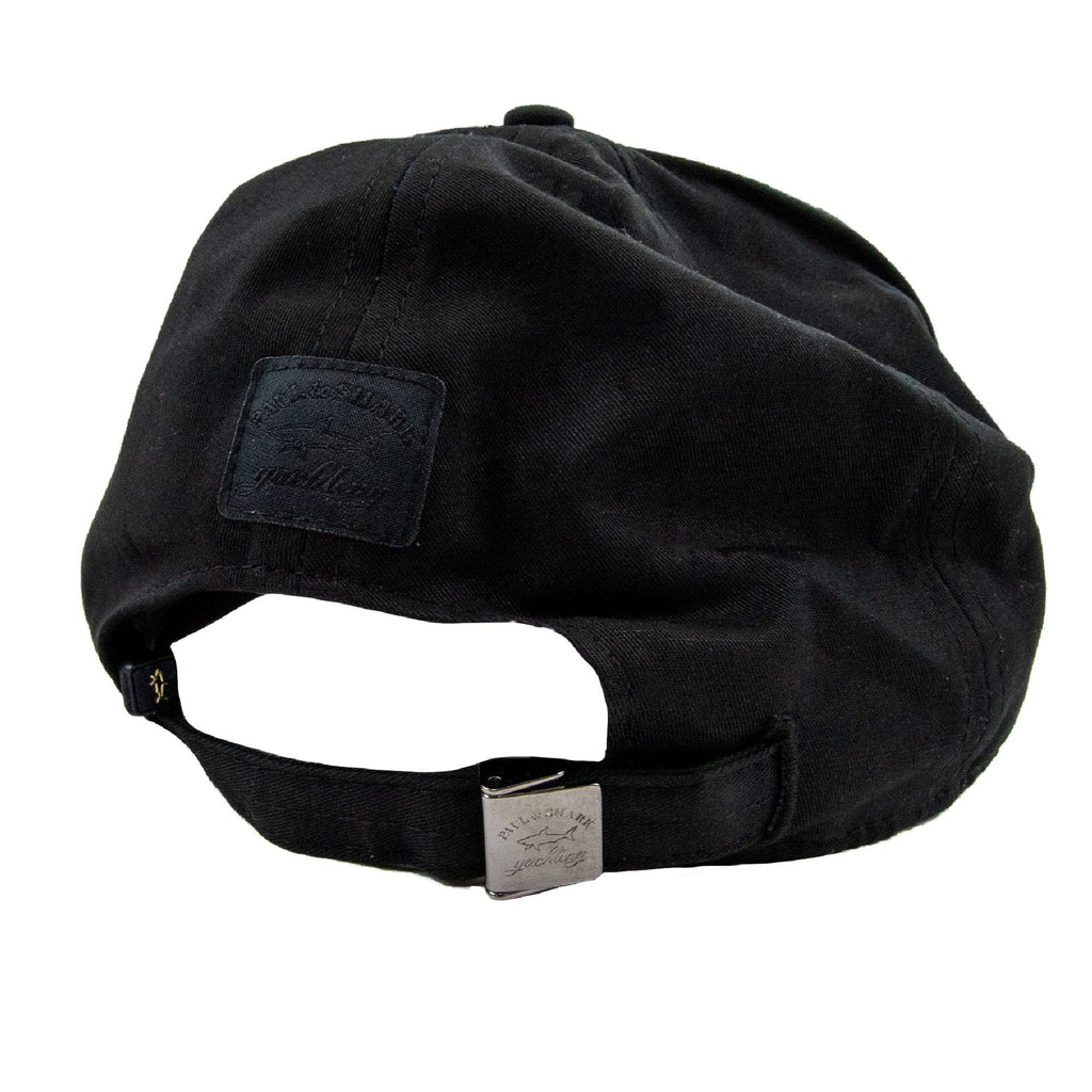Paul And Shark Embroidered Shark Logo Cap Black