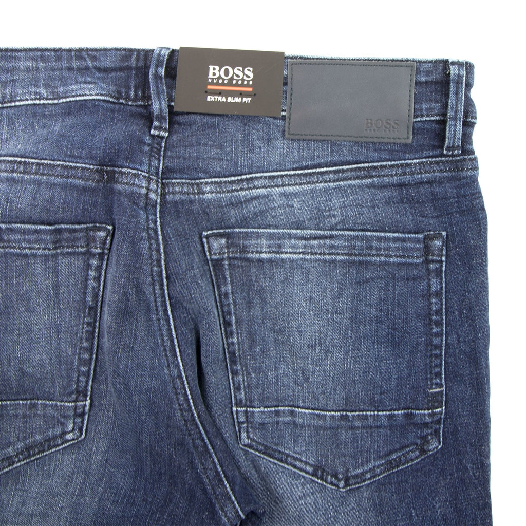 Hugo Boss Charleston Bc Bike Super Stretch Denim Jeans Denim