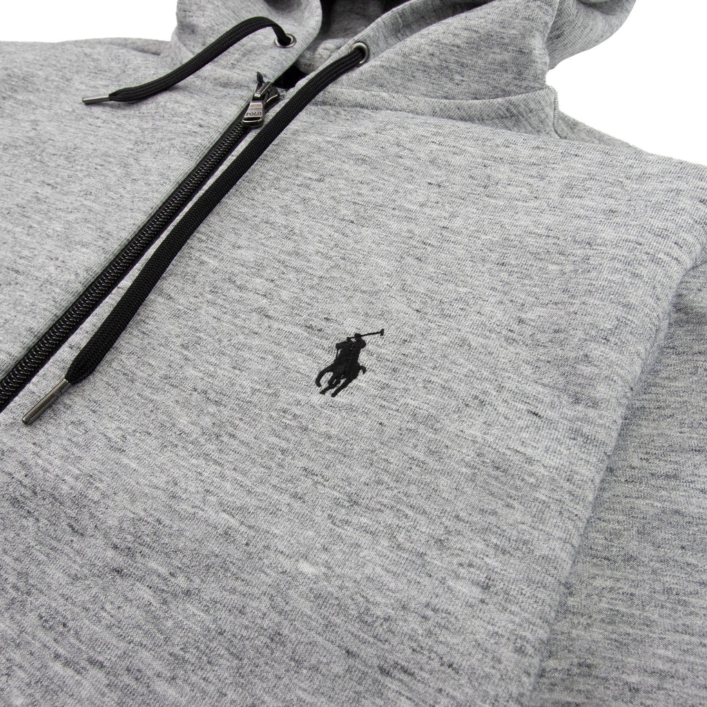 Polo Ralph Lauren Small Logo Zip Up Hoody Grey