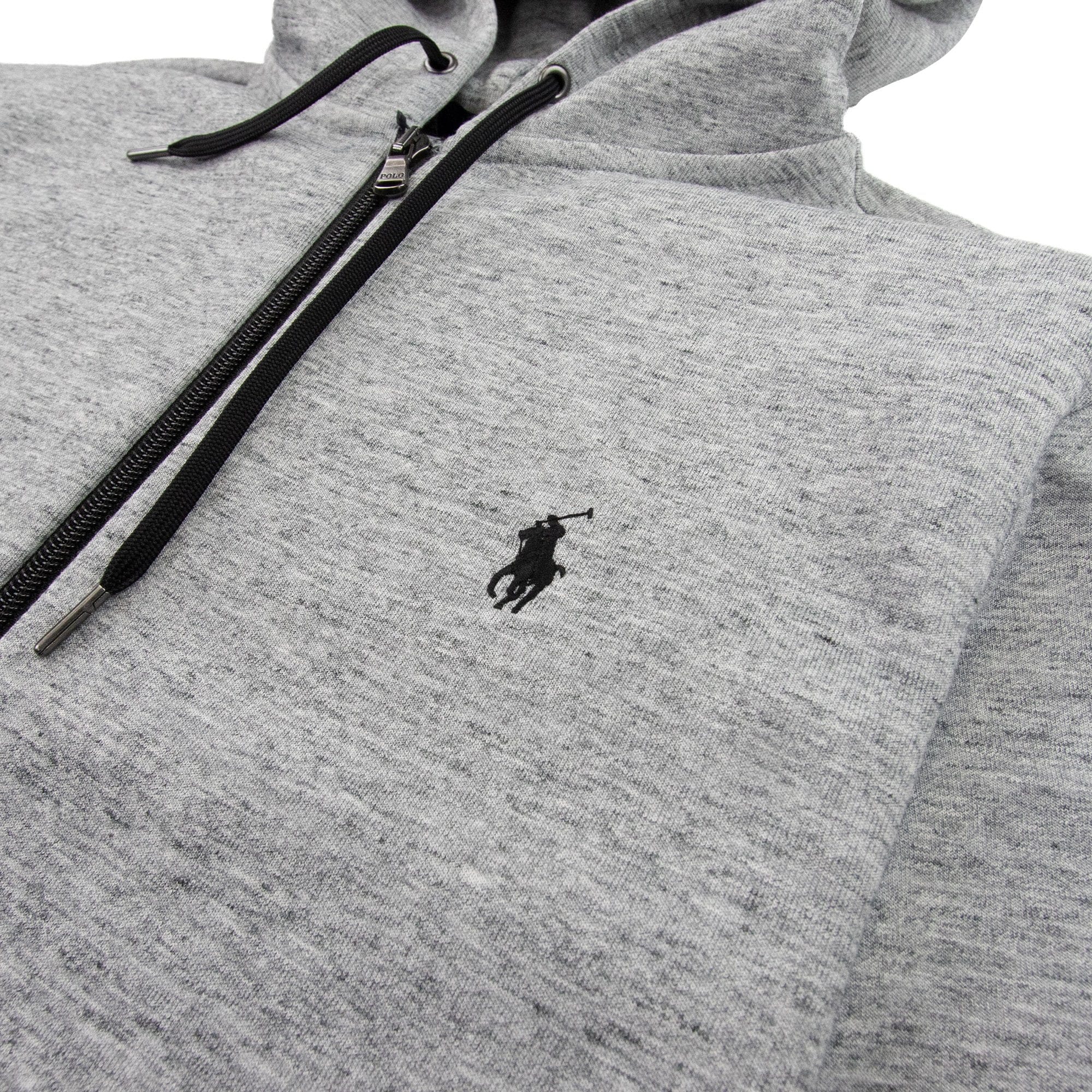 Polo Ralph Lauren Small Logo Zip Up Hoody Grey