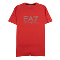 EA7 Train Visibility Large Logo T-shirt Red