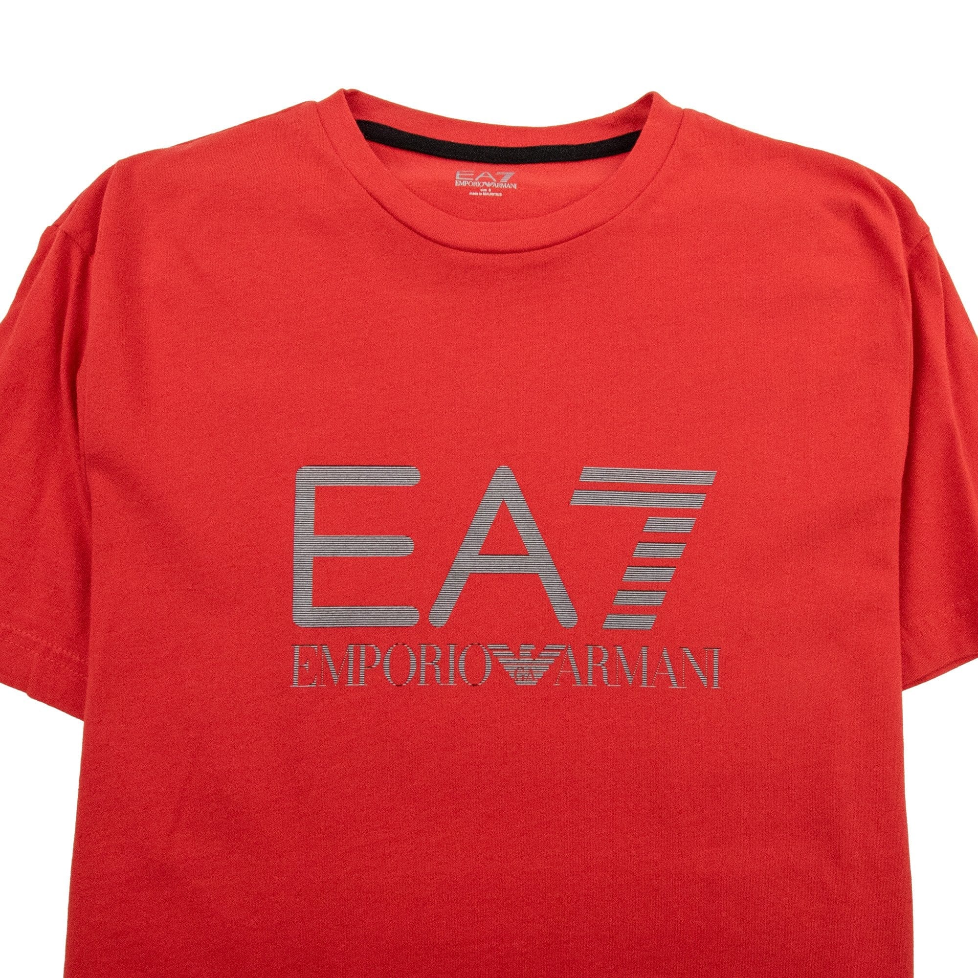 EA7 Train Visibility Large Logo T-shirt Red