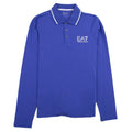 EA7 Train Core Id Long Sleeve Polo Shirt Cobalt