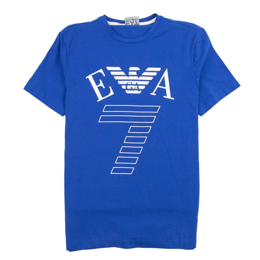 EA7 EA Eagle 7 Logo T-shirt Blue