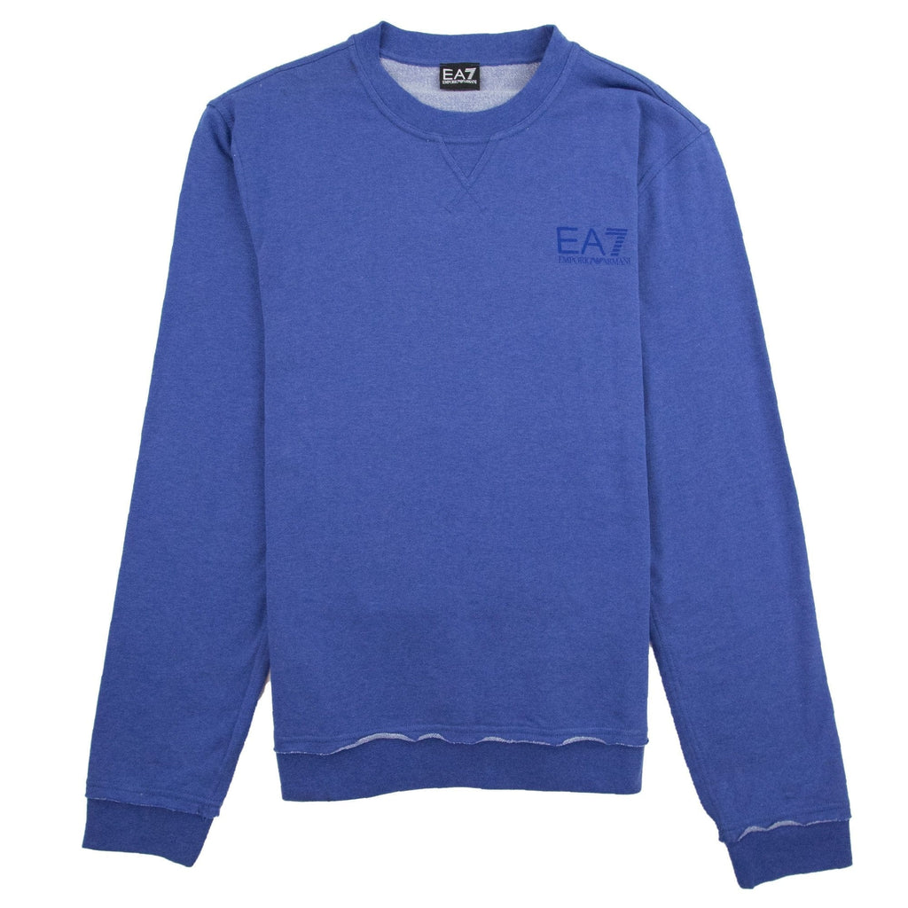 EA7 Small Logo Crewneck Sweatshirt True Blue