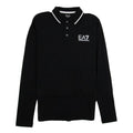EA7 Train Core Id Long Sleeve Polo Shirt Black