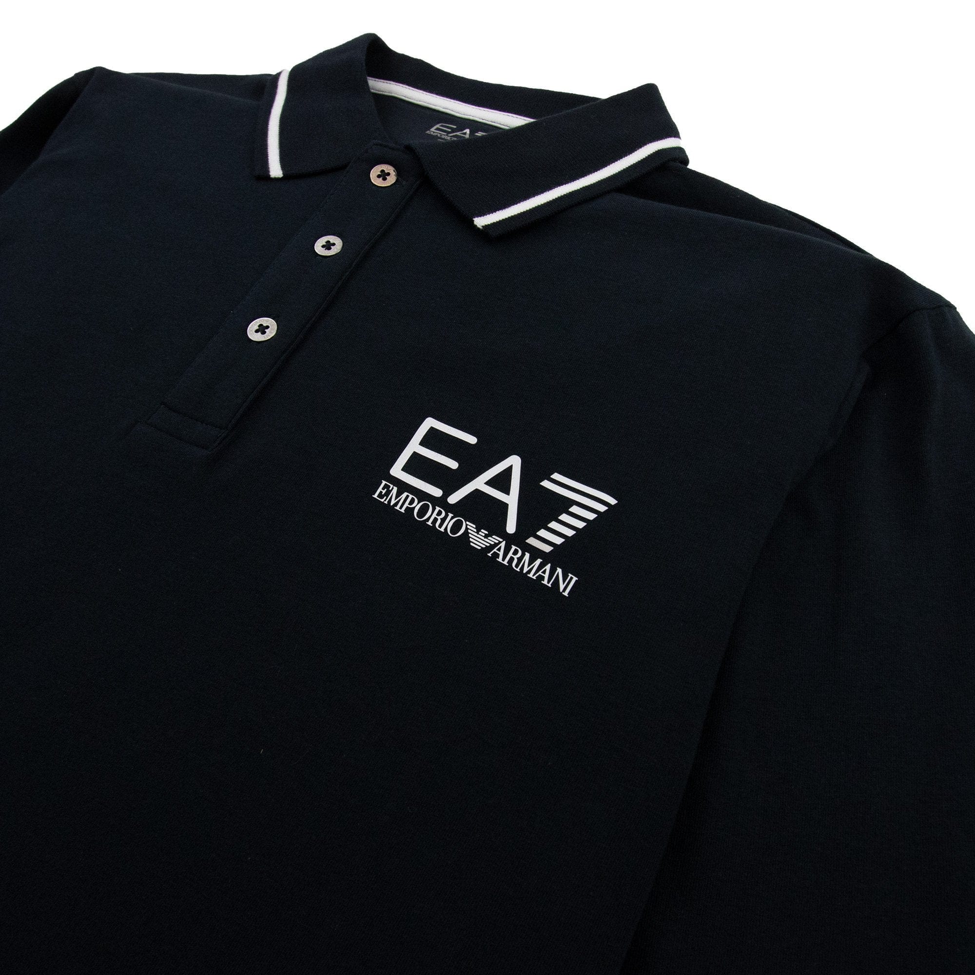 EA7 Train Core Id Long Sleeve Polo Shirt Darkslate