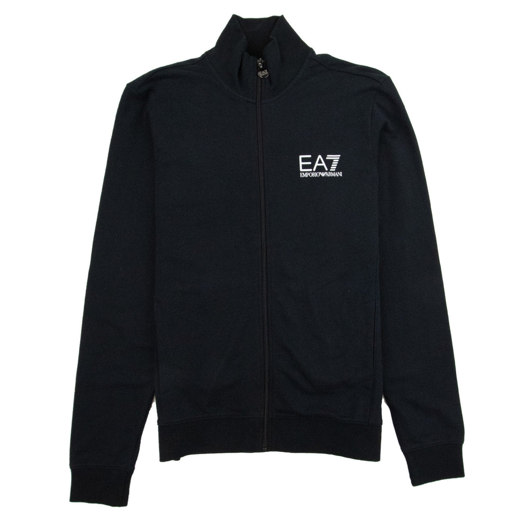 EA7 Train Core ID Funnel Neck Tracksuit Black