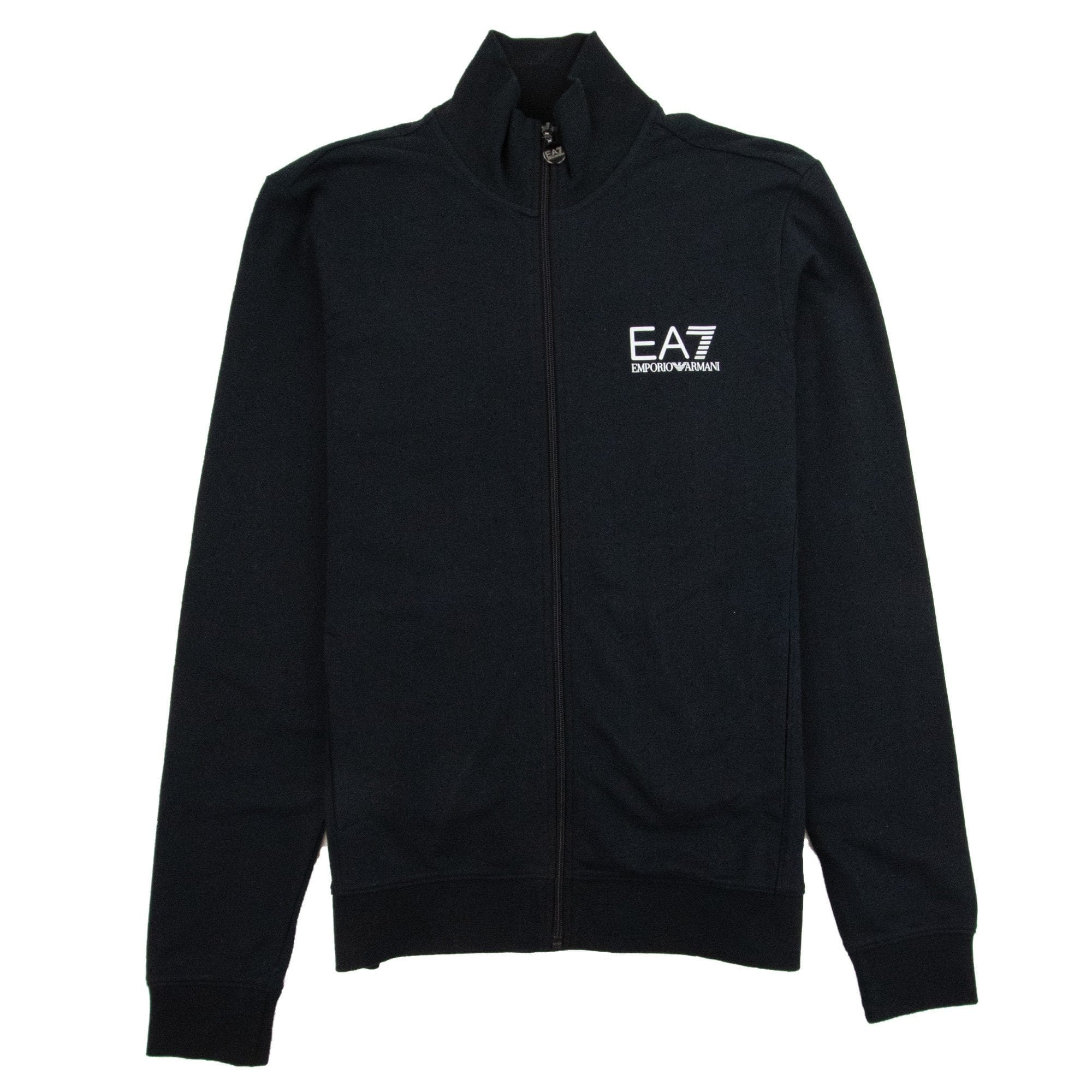 EA7 Train Core ID Funnel Neck Tracksuit Black