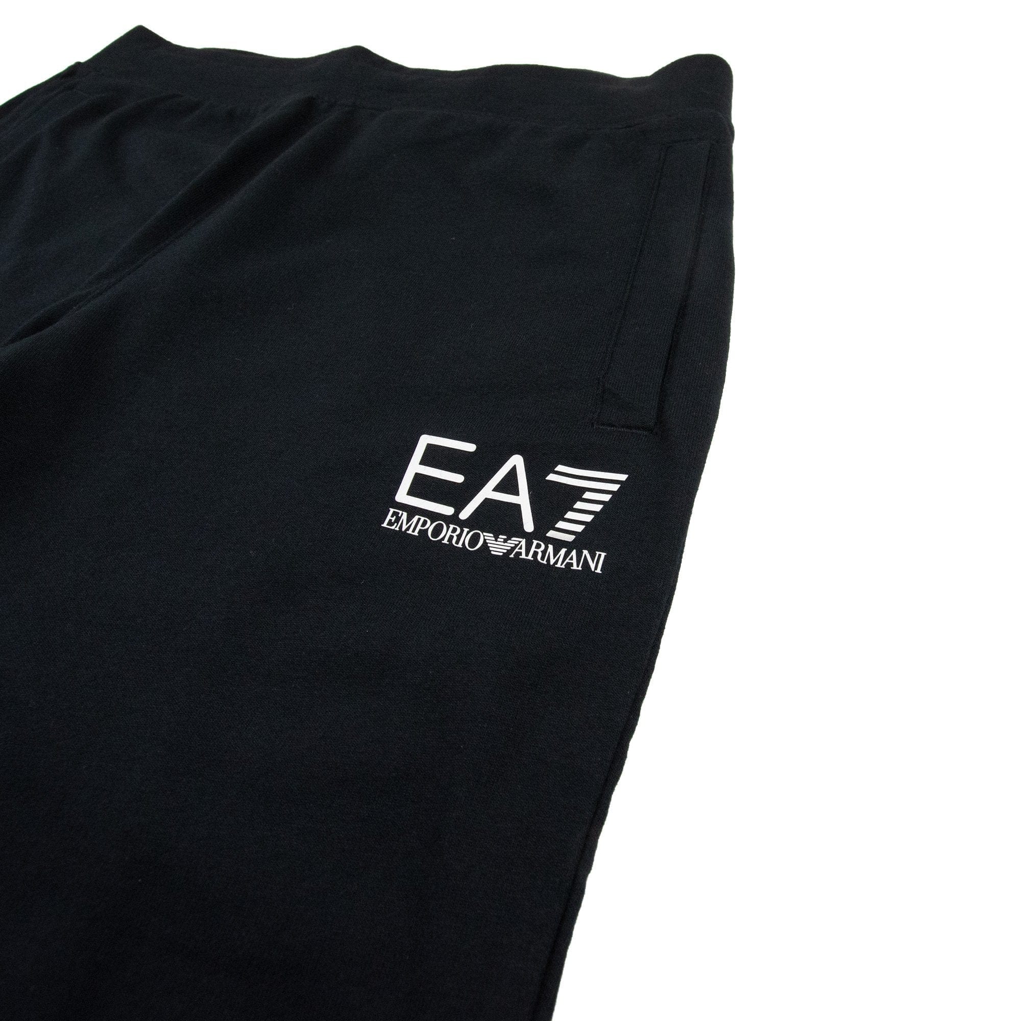 EA7 Train Core ID Funnel Neck Tracksuit Black