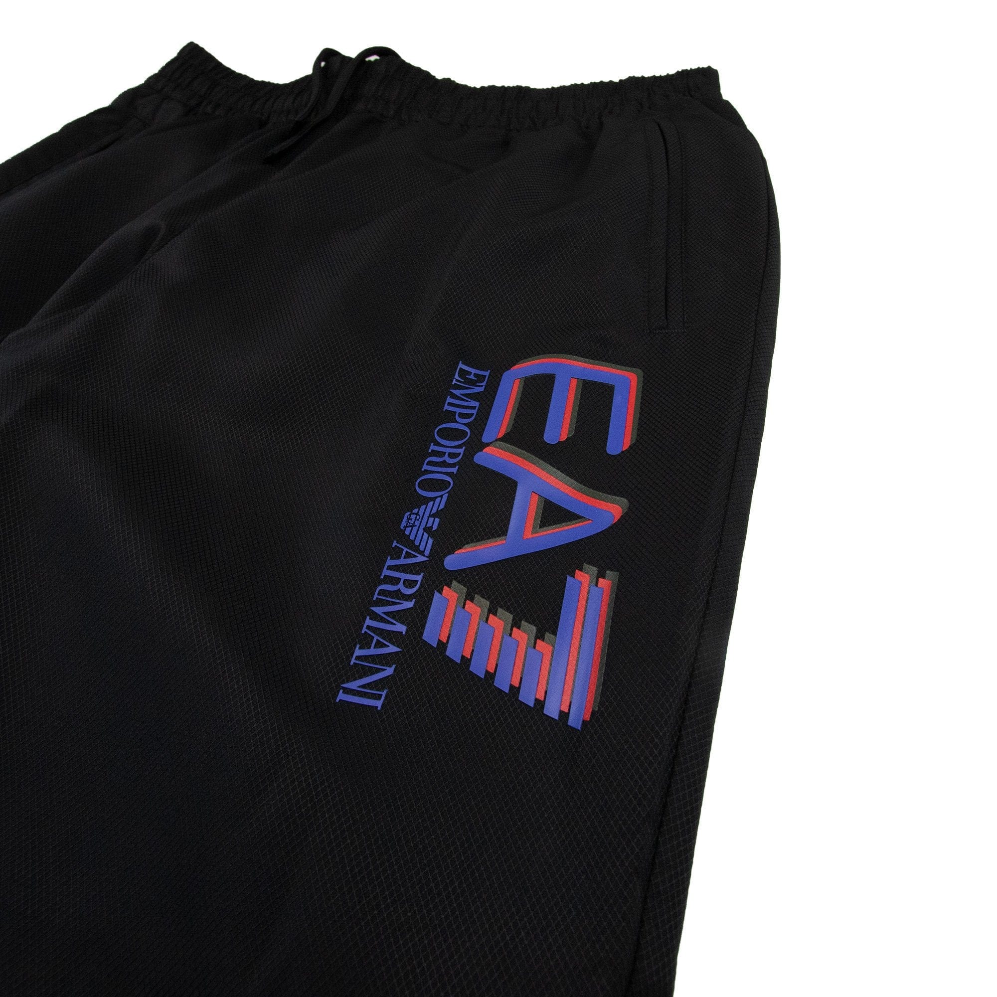 EA7 Triple Logo Woven Tracksuit Black