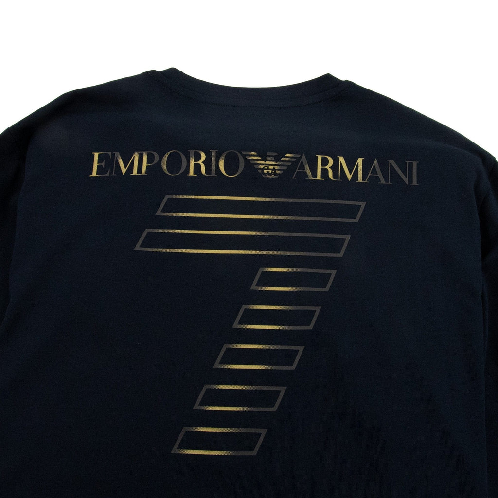 EA7 Train Soccer Long Sleeve T-shirt Navy
