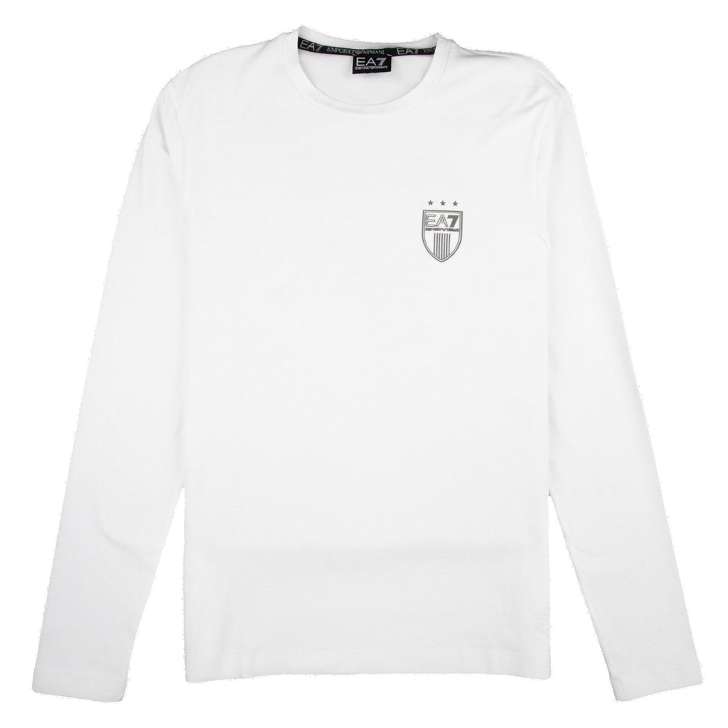 EA7 Long Sleeve Soccer 7 T-shirt White