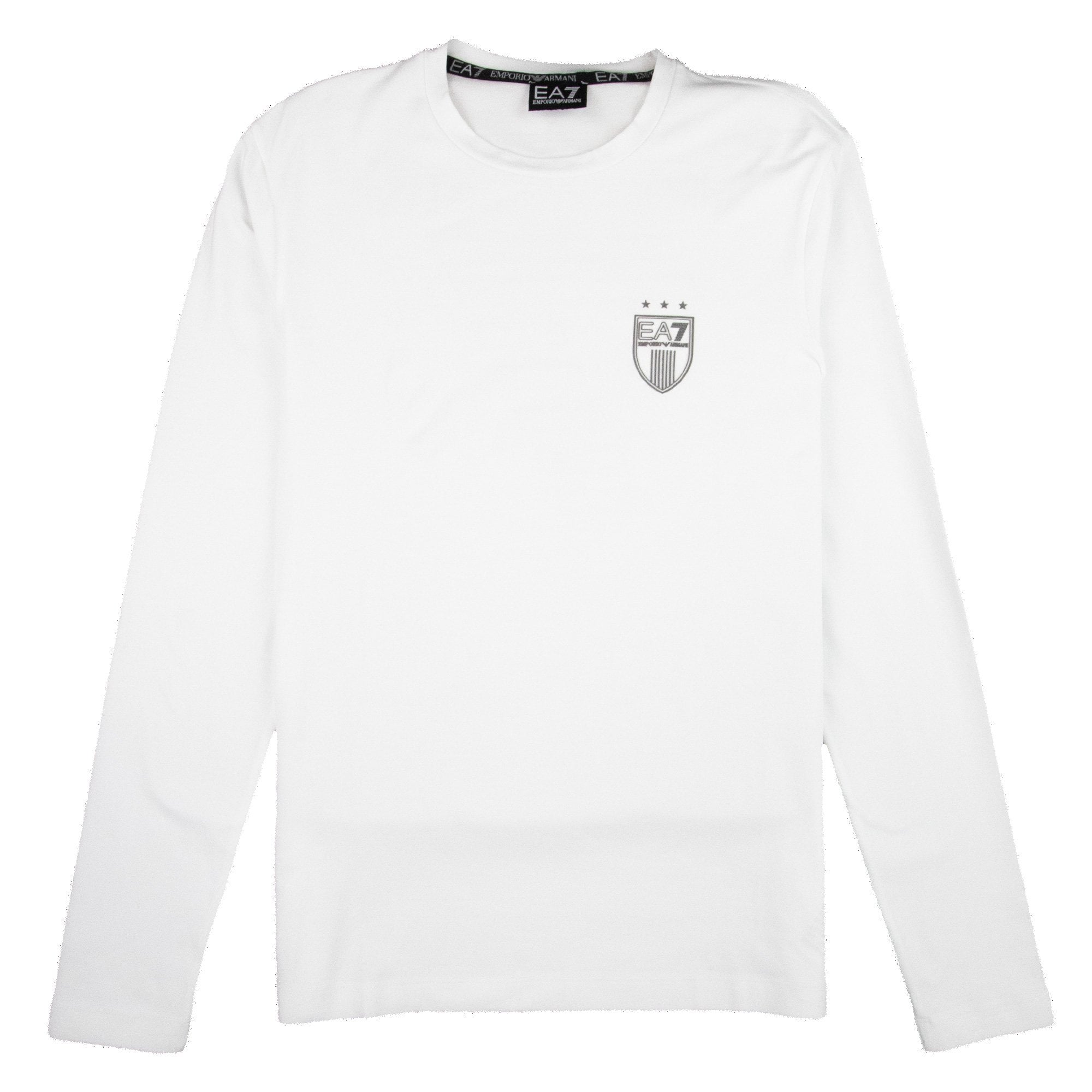 EA7 Long Sleeve Soccer 7 T-shirt White
