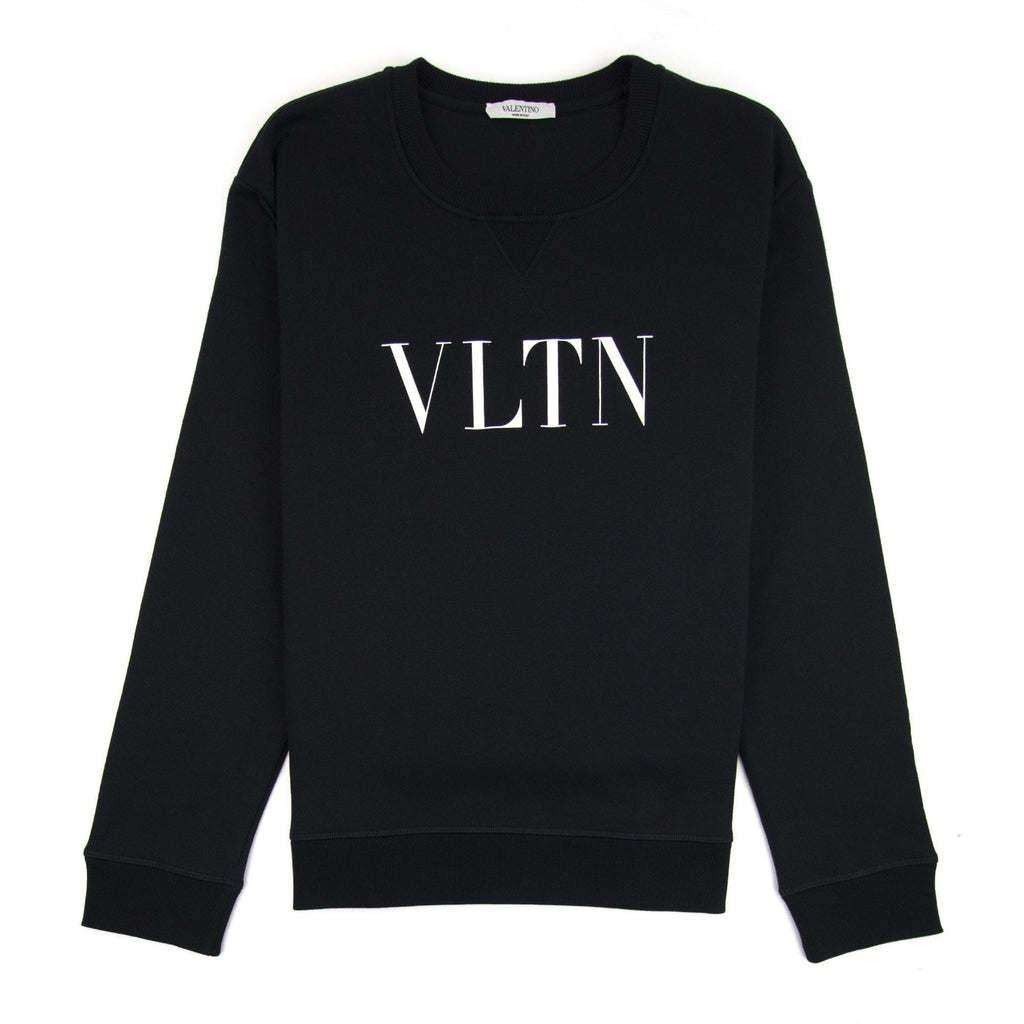 Valentino Vltn Crewneck Sweatshirt Black