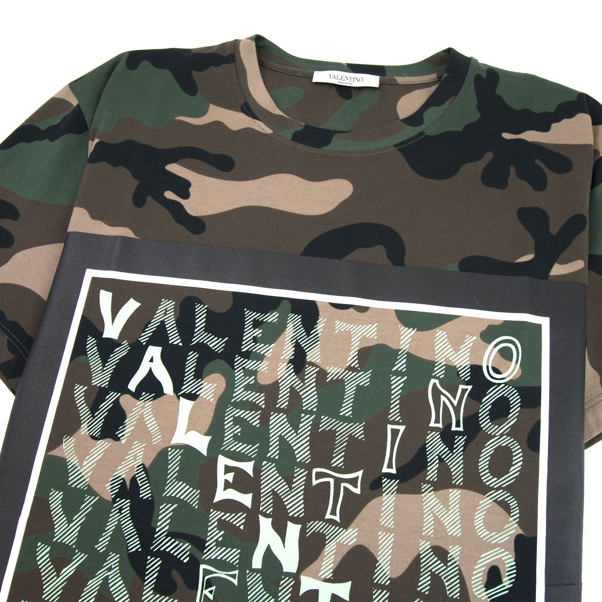 Valentino V For Valentino T-Shirt Camo