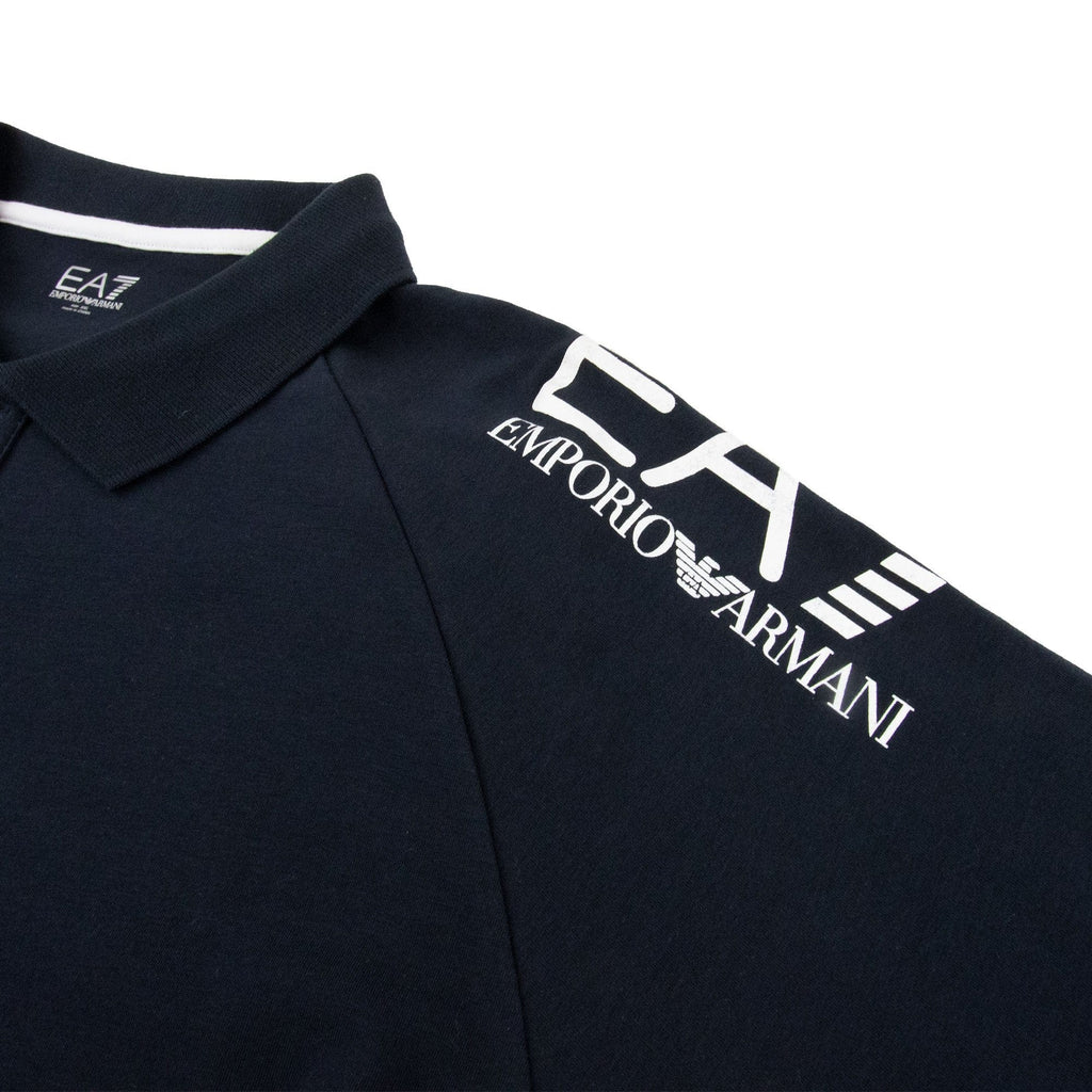 EA7 Train Soccer Short Sleeve Polo Shirt Darkslate