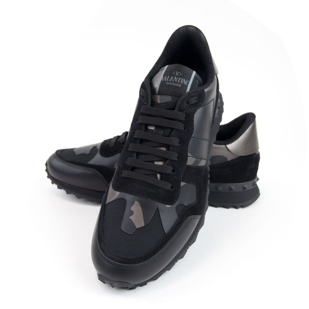 Valentino Camo Rockrunner Sneaker Bronze