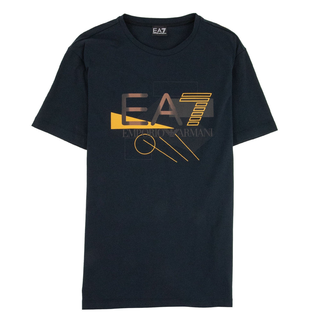 EA7 Shape Logo T-Shirt Navy