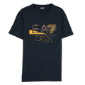 EA7 Shape Logo T-Shirt Navy