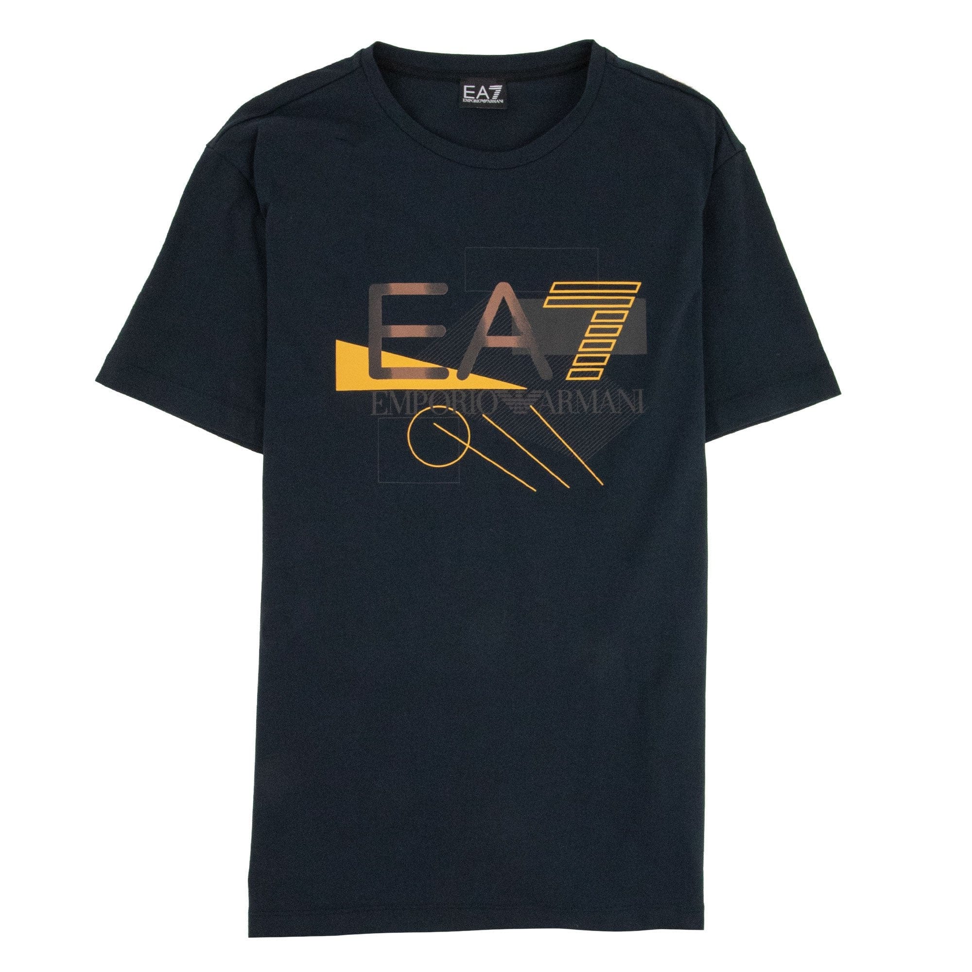 EA7 Shape Logo T-Shirt Navy