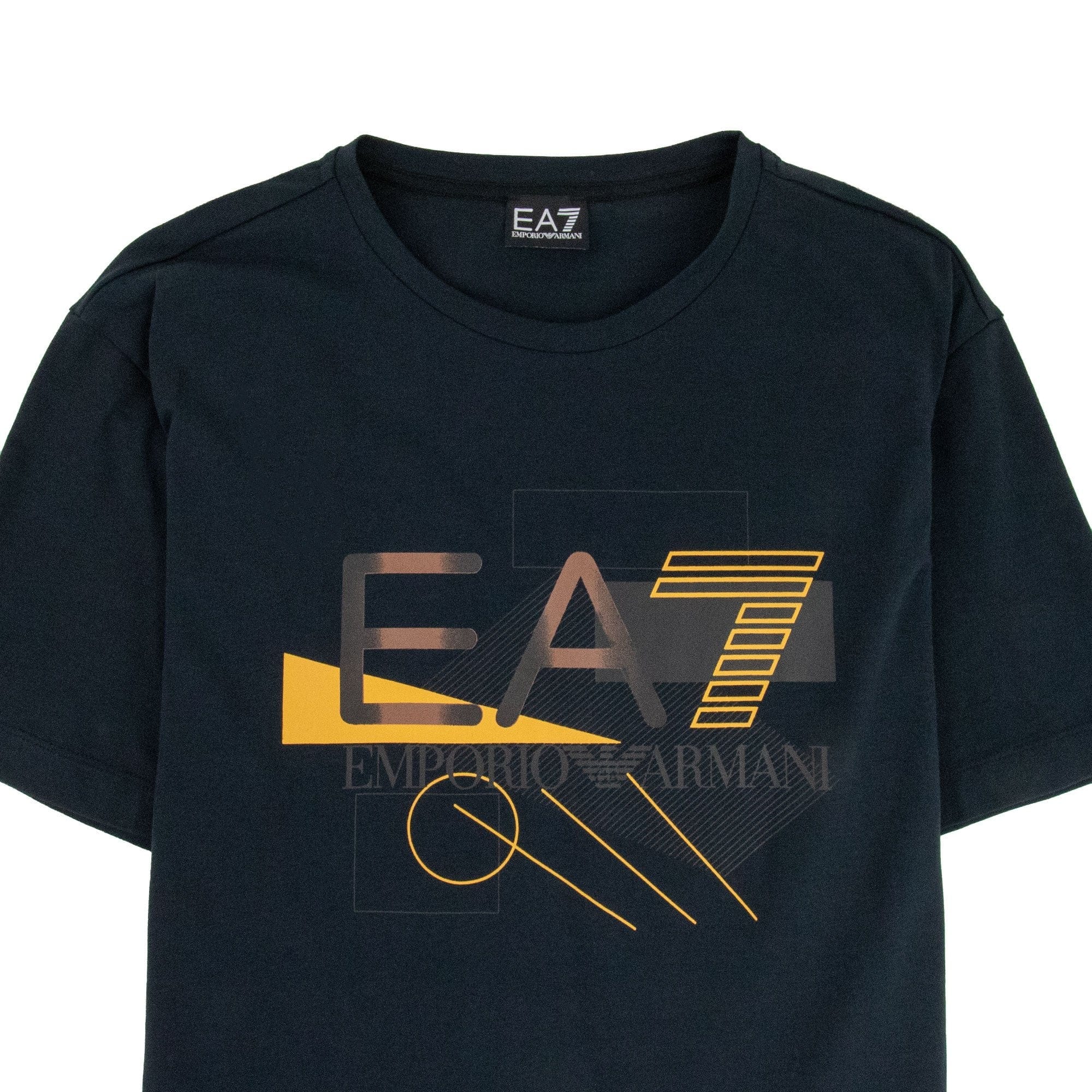 EA7 Shape Logo T-Shirt Navy