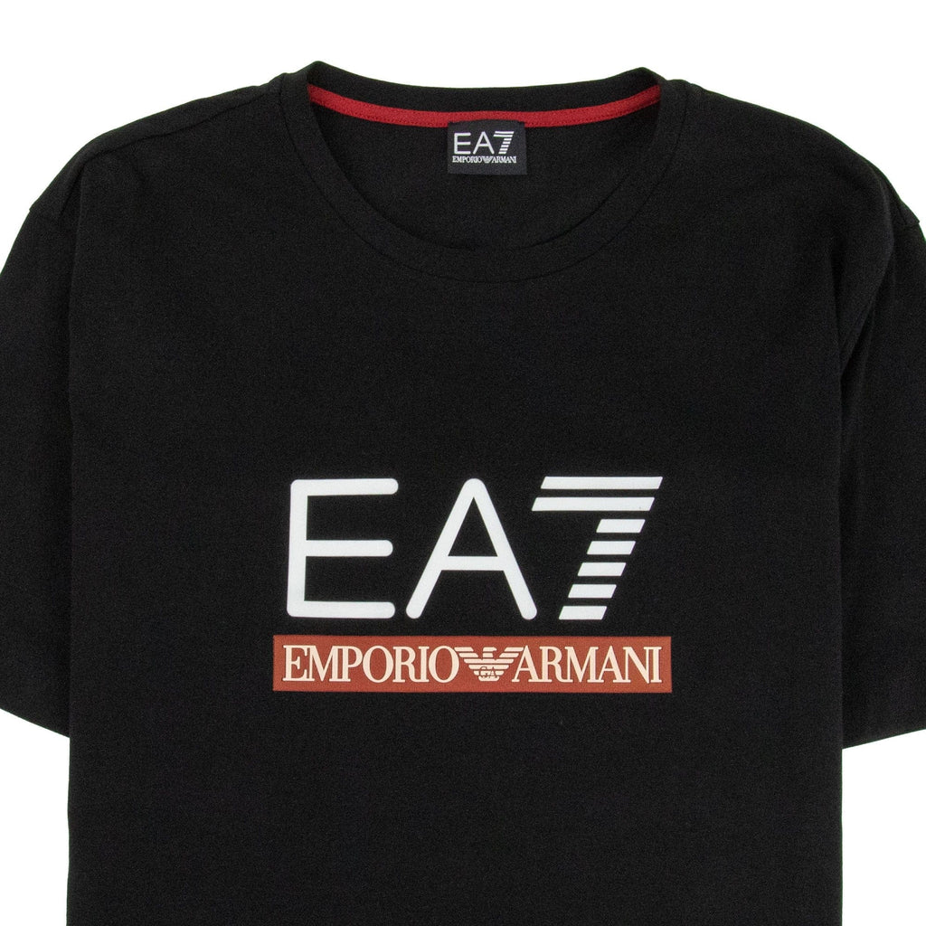 EA7 Train Graph Crew Neck T-Shirt Black